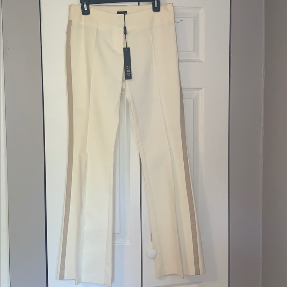 ABS By Allan Schwartz Cotton Tuxedo Pant